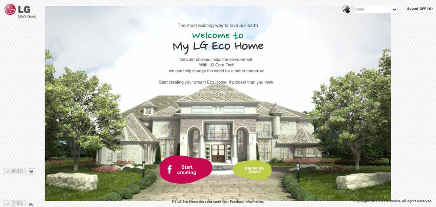 LG’S “MY ECO HOME” OFFERS INDUSTRY-FIRST PERSONALIZED ECO-FRIENDLY VIRTUAL DREAM HOUSE