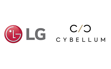 LG logo and Cybellum logo