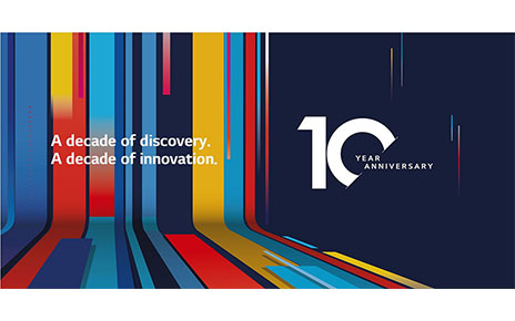 LG Vehicle Solutions business 10-year anniversary design image