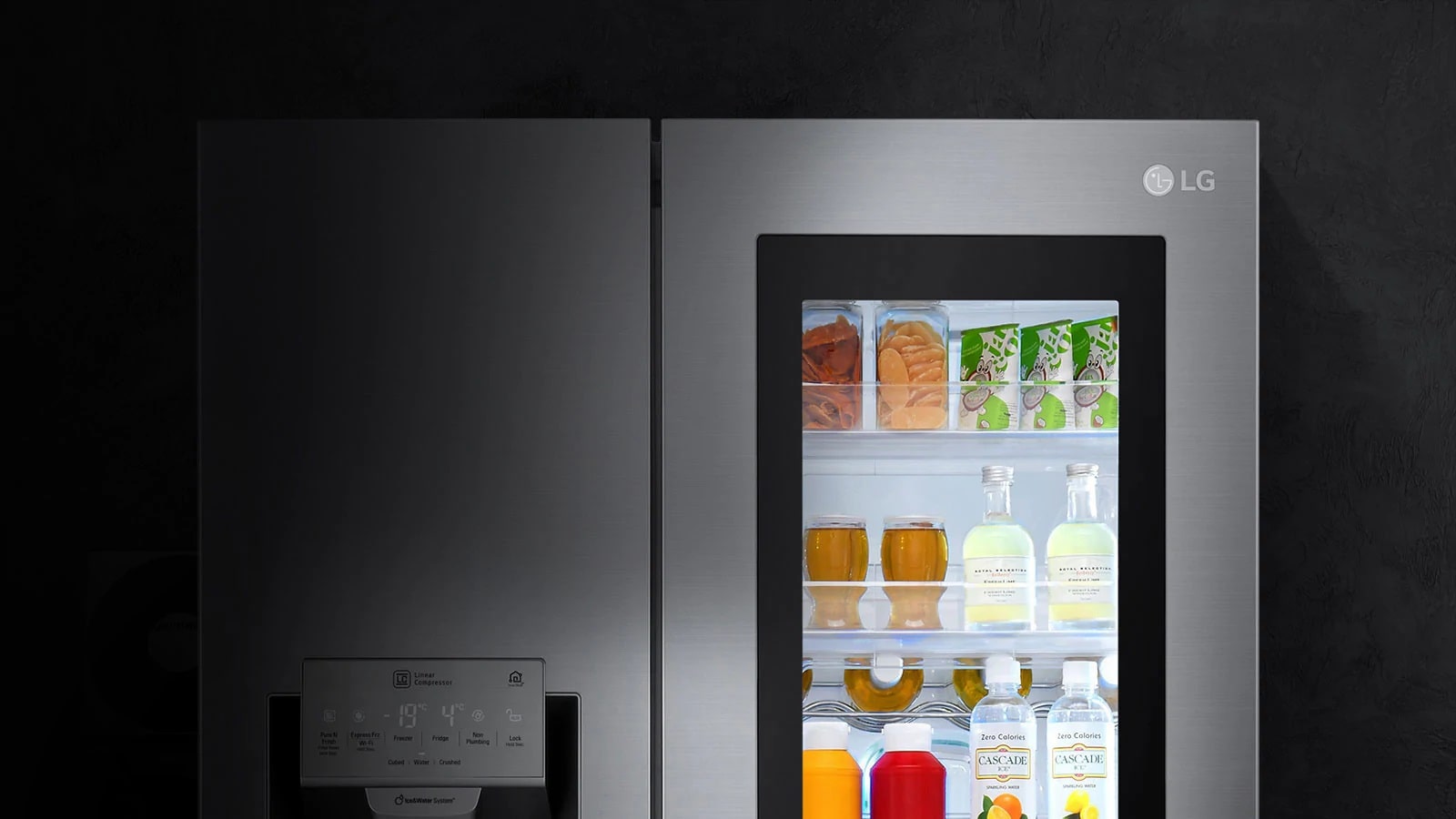LG GC-X247CQAV 668 Ltr Door in Door Refrigerator Instaview 