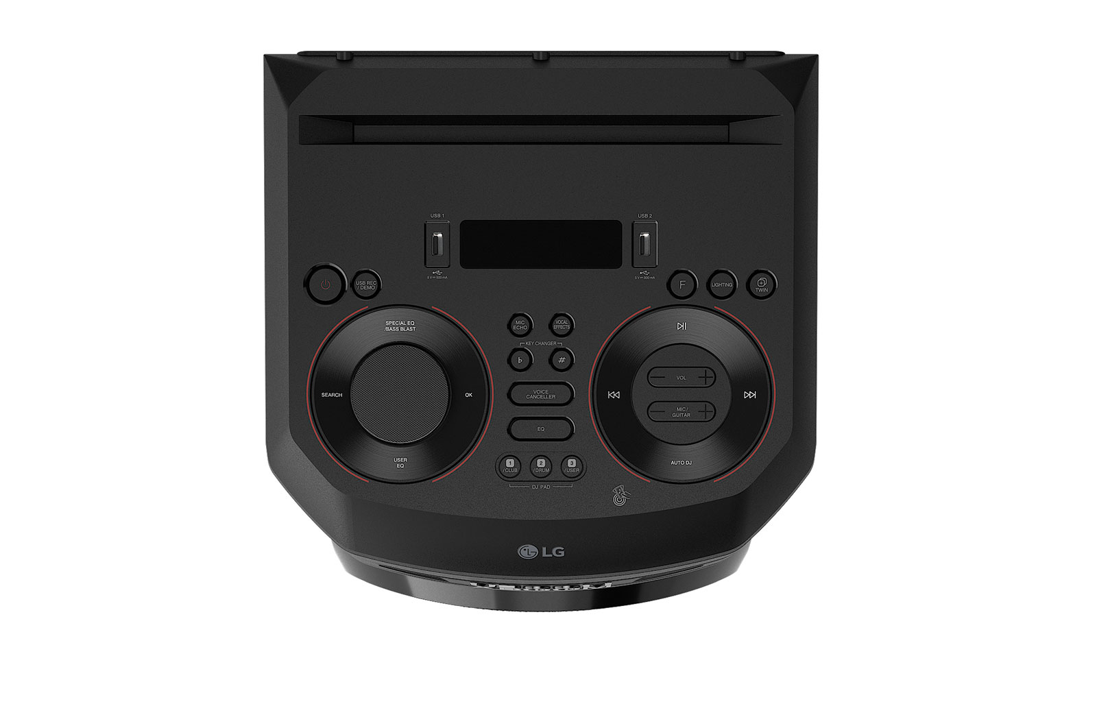 LG XBOOM RNC5, Deep Bass, Powerful Sound, Karaoke Bluetooth Party Speaker, RNC5