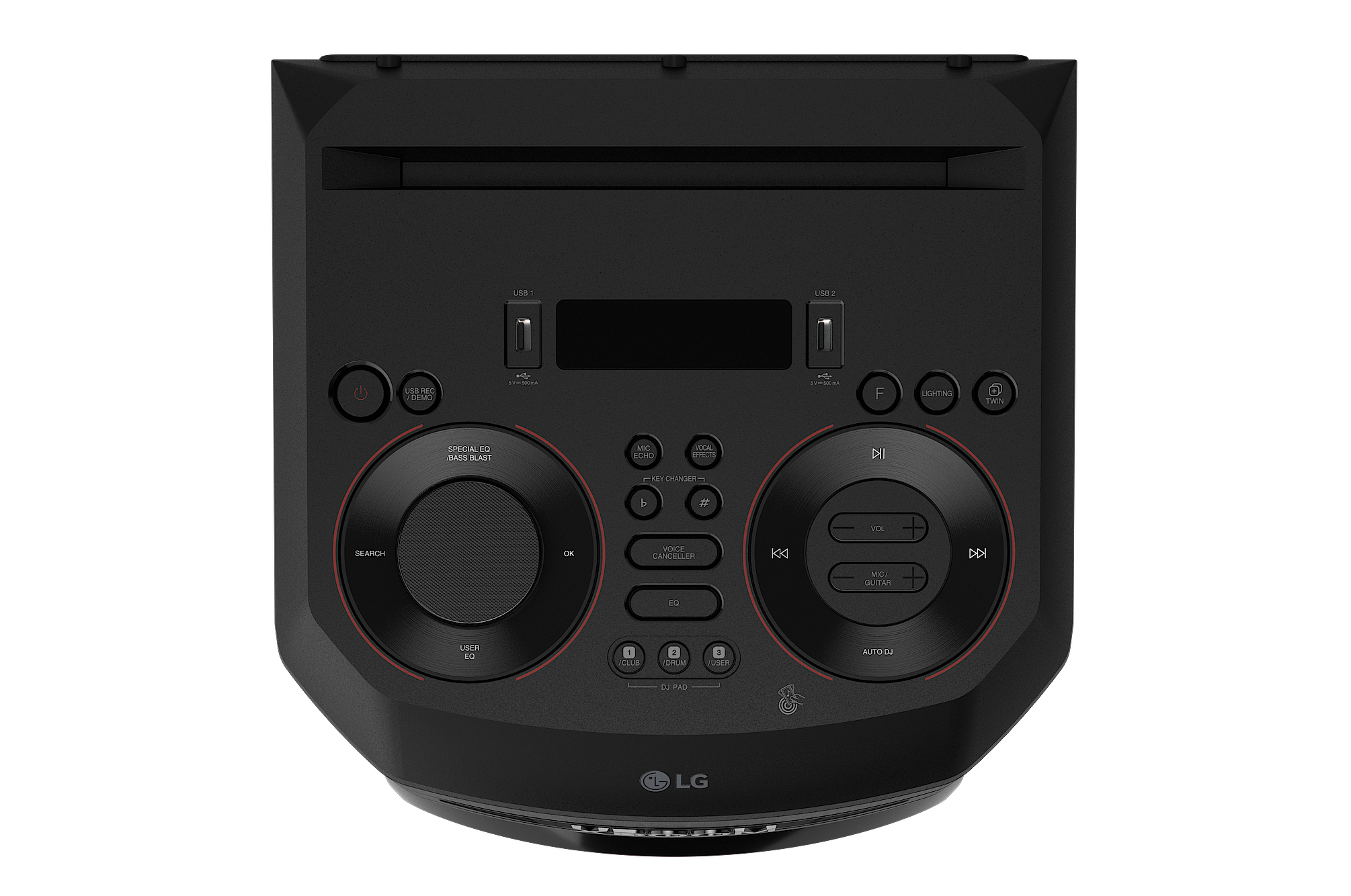 LG RNC7 Party Speaker - XBOOM top view