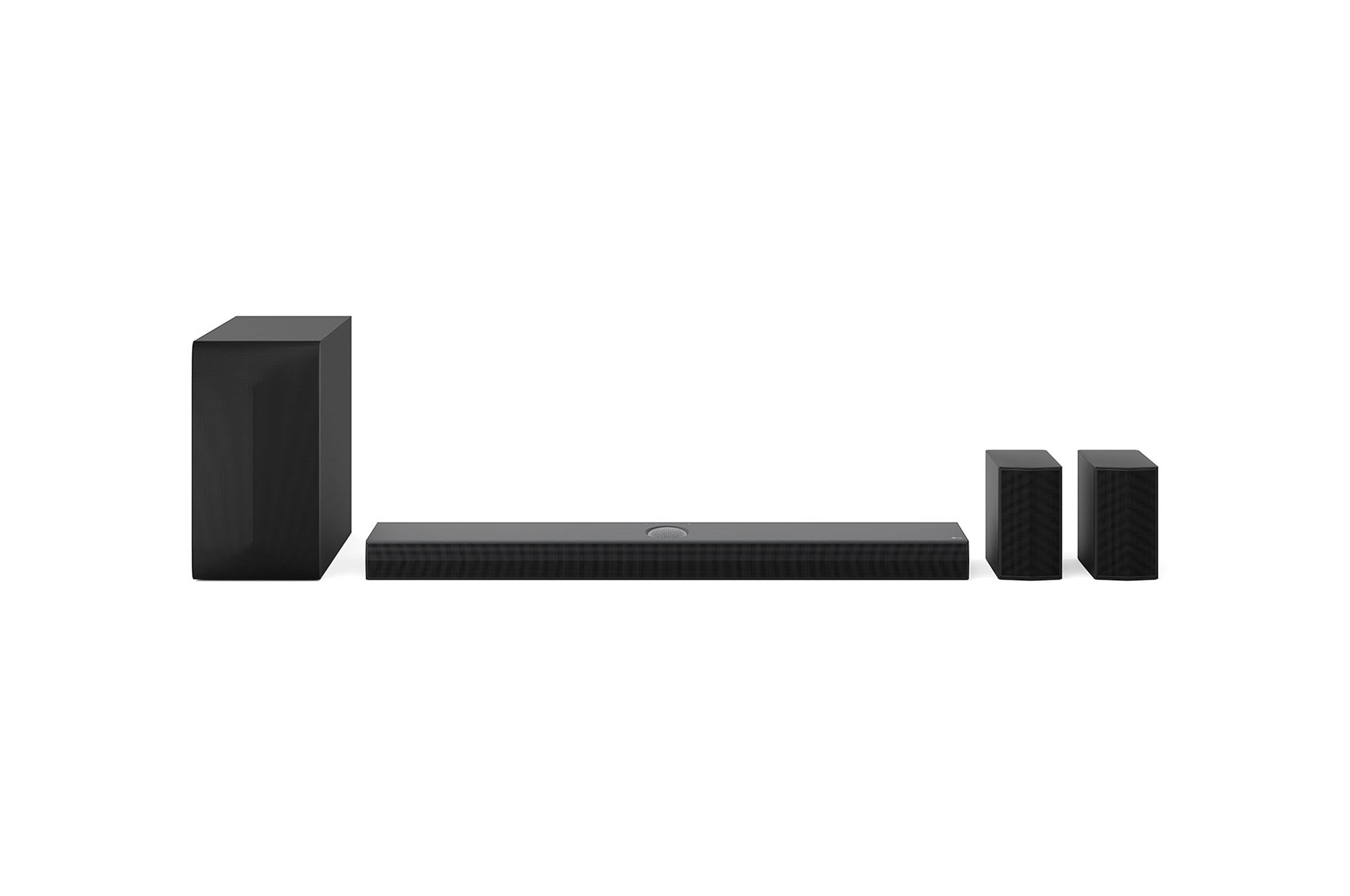 Front view of LG Home Theater Soundbar for QNED TV with 5.1.1Ch, 600W, Dolby Atmos, Center Up-firing Speaker SQ75TR
