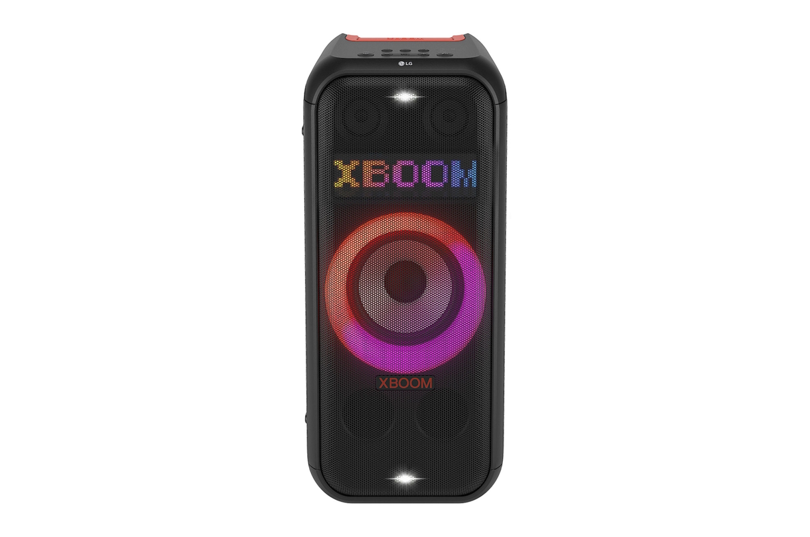 Front view of LG XBOOM XL7S with 250W Party Sound, Animated Pixel Display, 8 (20.32cms) Woofer XL7S