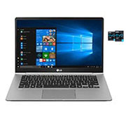 Front view of  LG gram 35.56cm (14) Ultra-Light Laptop with Intel® Core™ i5 processor (8th generation) 14Z980-GAH52A2