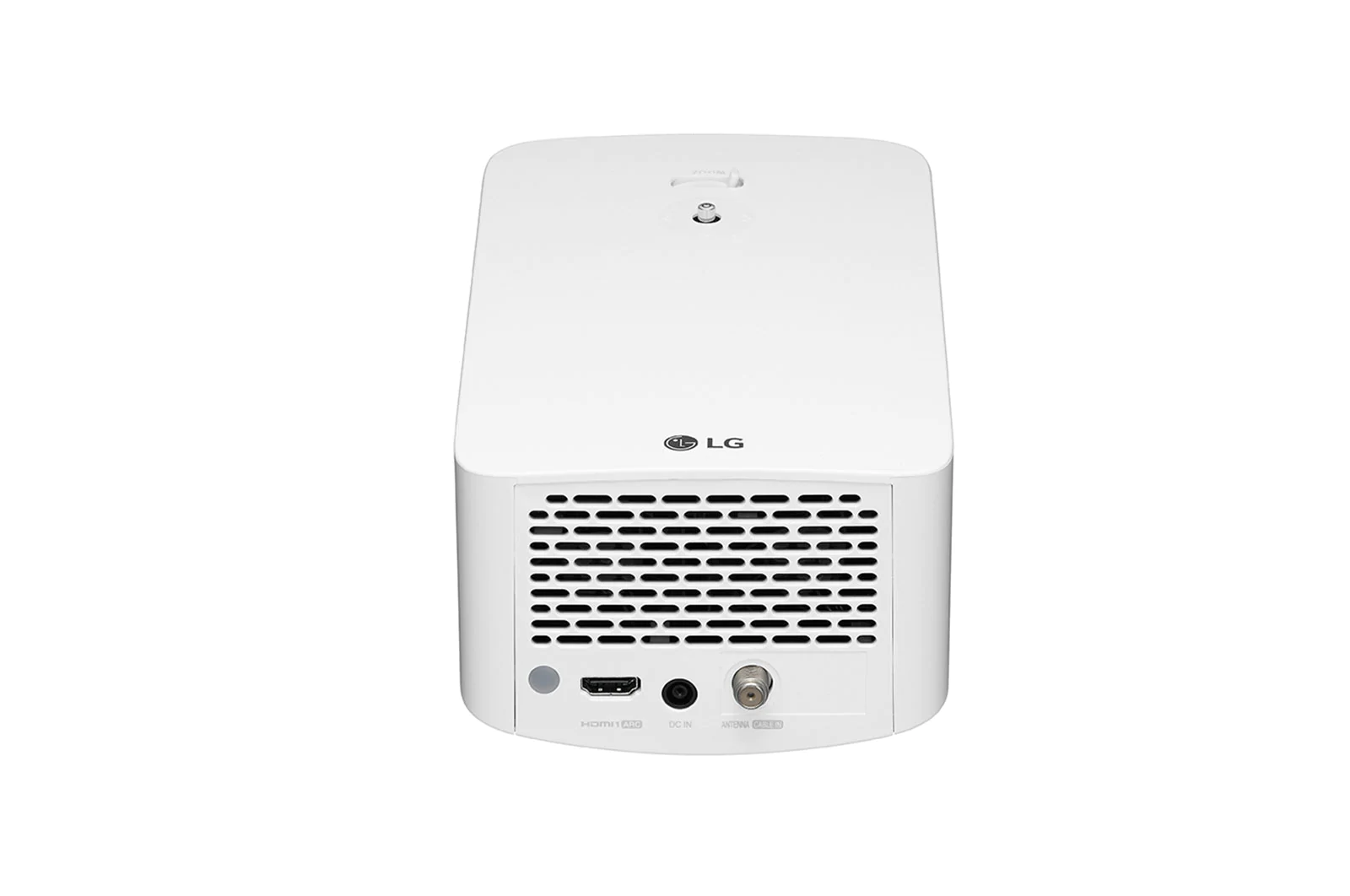 Front view of LG Powerful Full HD LED (1920x1080) Projector RGB LED, Brightness 1400, 150000:1   HF60LG