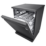 LG Dishwasher, TrueSteam®, 14 Place Settings, QuadWash™, EasyRack™ Plus, ThinQ™ (Wi-Fi), Direct Drive Motor, Matt Black, DFB424FM