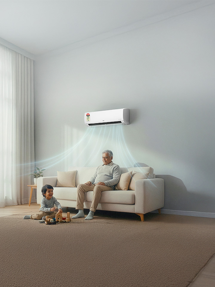 AI 6-in-1 Convertible Cooling for Changing Room Needs