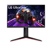 Front view of LG 23.8(60.45cm) UltraGear™ Full HD IPS 1ms (GtG) Gaming Monitor 24GN65R-B