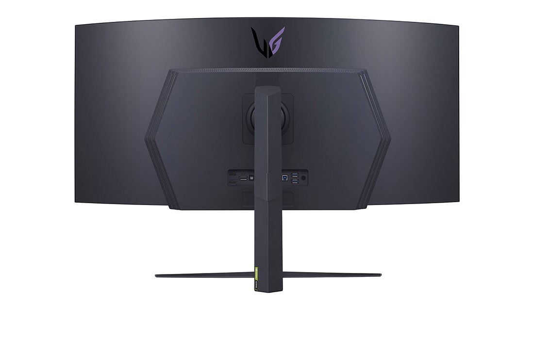 LG 114.3 cm (45) UltraGear™ OLED Curved Gaming Monitor WQHD with 240Hz Refresh Rate 0.03ms (GtG) Response Time, 45GR95QE-B