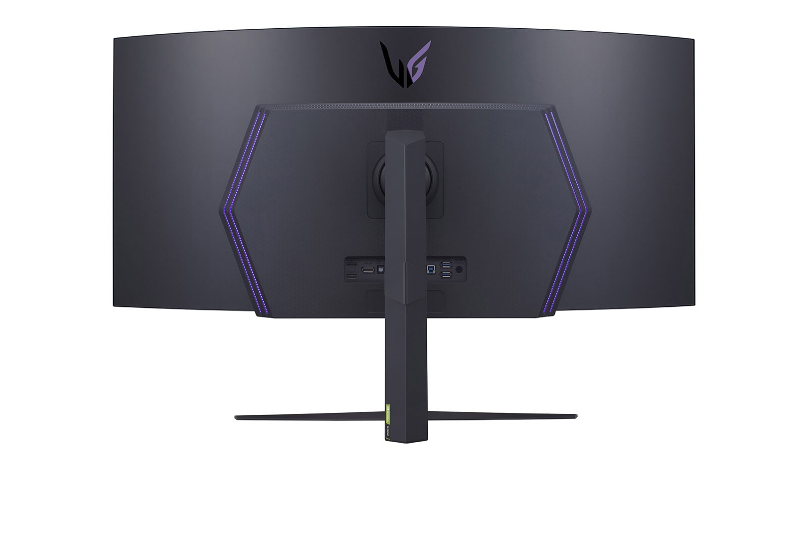 LG 114.3 cm (45) UltraGear™ OLED Curved Gaming Monitor WQHD with 240Hz Refresh Rate 0.03ms (GtG) Response Time, 45GR95QE-B