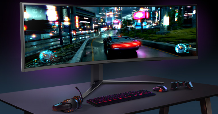 LG 49gr85dc DQHD@240Hz by DisplayPort or HDMI