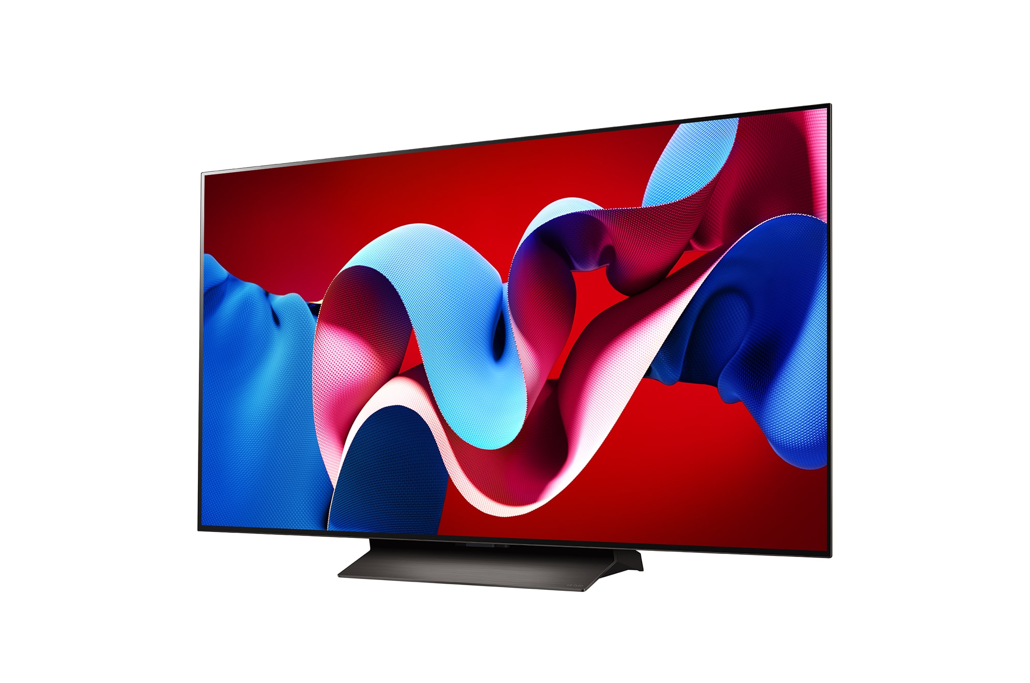 Rear view of LG OLED evo TV, OLED C4