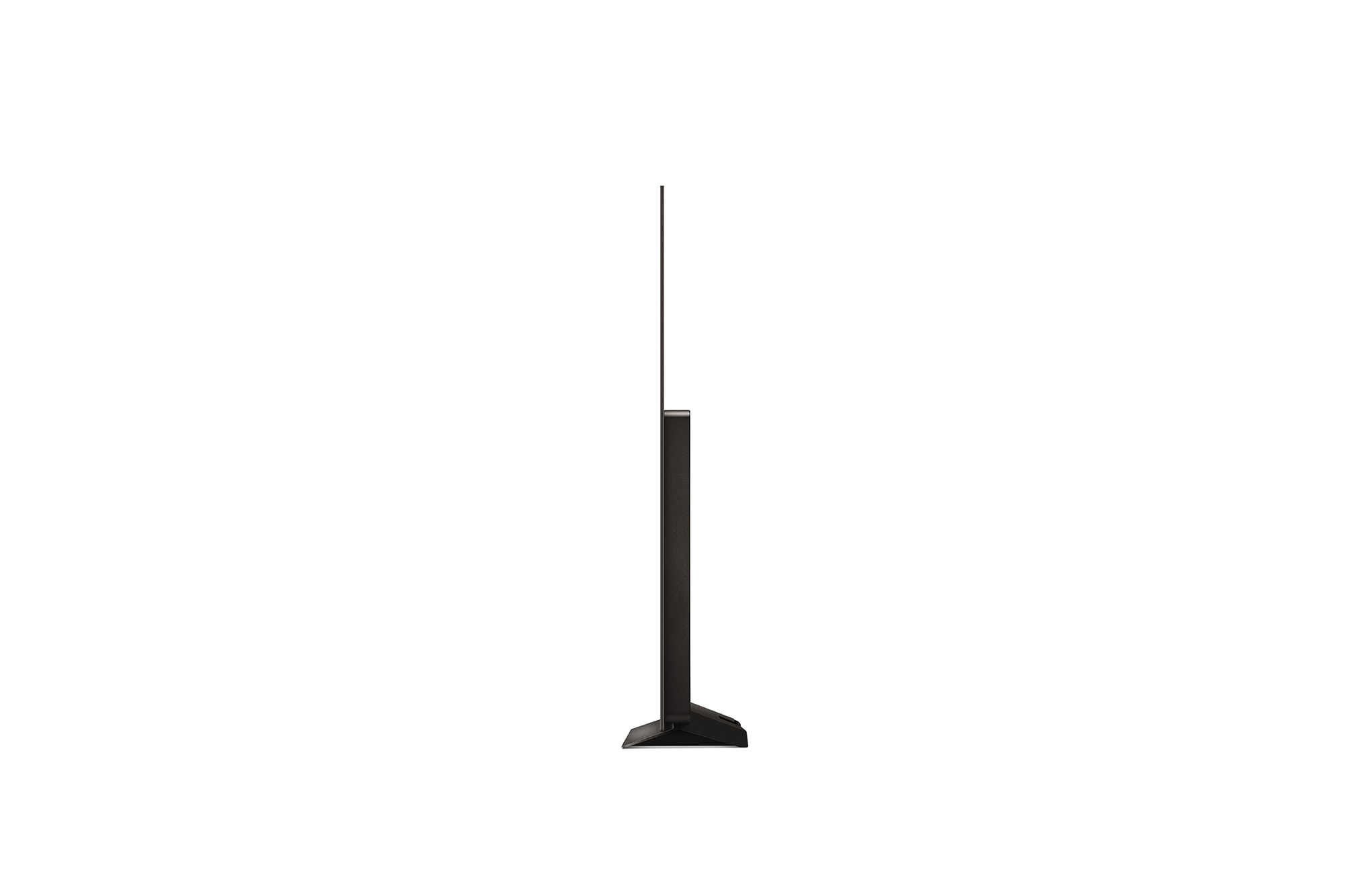 Angled view of LG OLED evo TV, OLED C4 from above