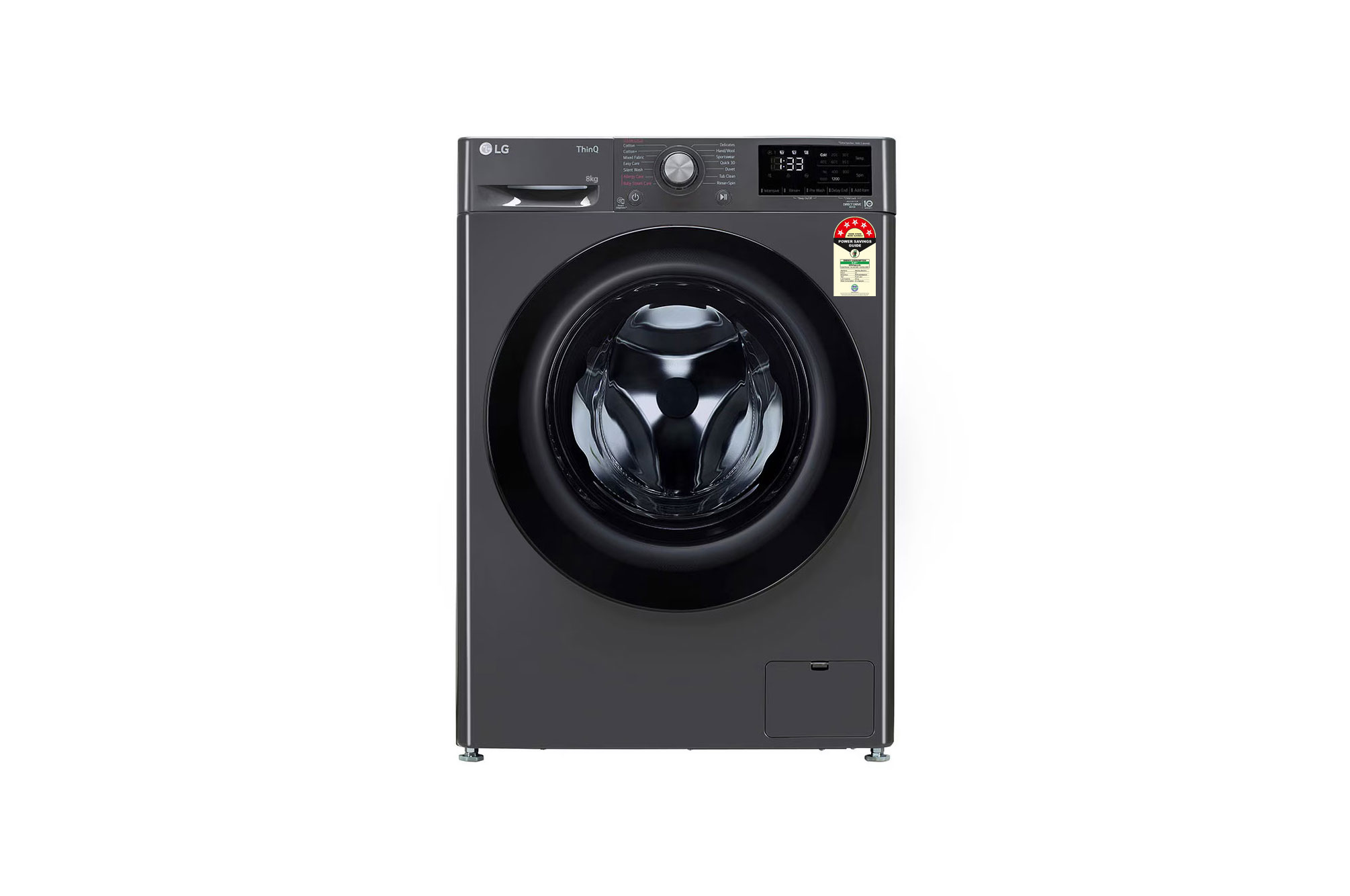 LG FHP1208Z5M Front Loading Washing Machines front view