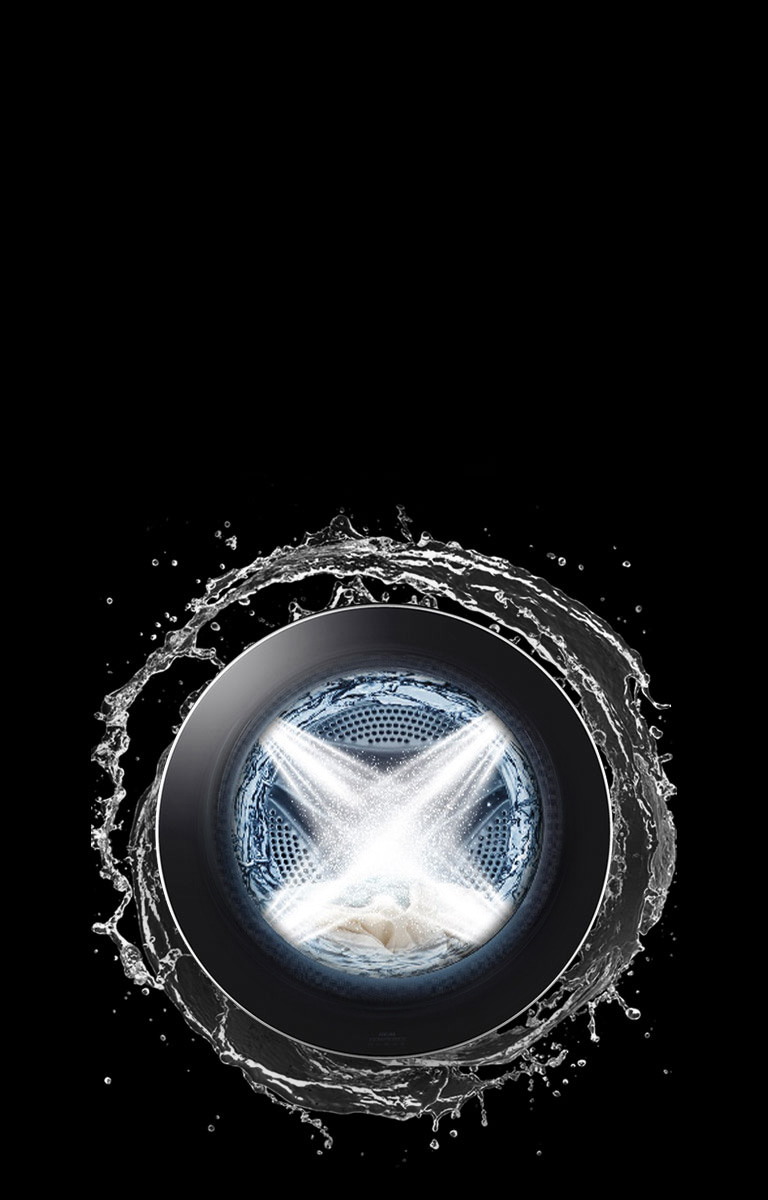 the Turbowash 360 thoroughly cleans the laundry without compromising fabric protection.