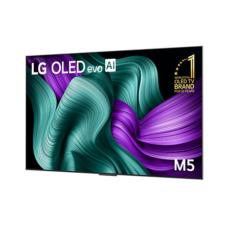 LG 77 Inch LG OLED evo AI M5 4K Smart TV with True Wireless Video & Audio Transfer, OLED77M56LA