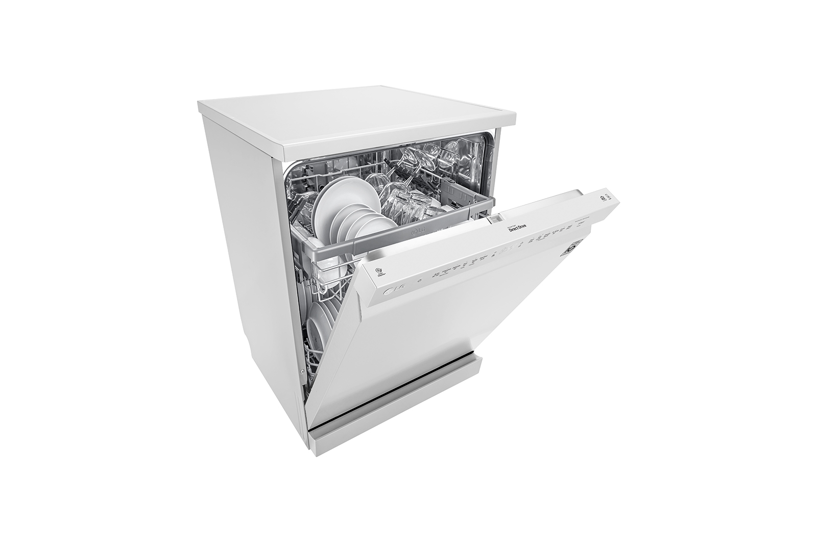 LG 14 Place QuadWash® Dishwasher in White Finish, XD5B14WH