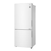 Front view LG GB-455WL 420L Bottom Mount Fridge - White Finish