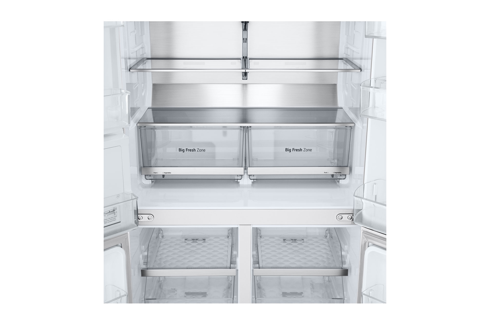 LG 637L French Door Fridge in Essence Matte White Finish, GF-L700MWH