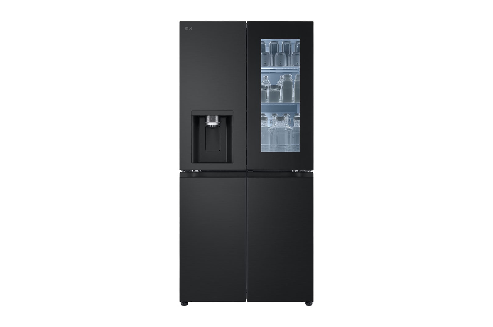 LG 508L Slim French Door Fridge with InstaView™, GF-V500MBLC