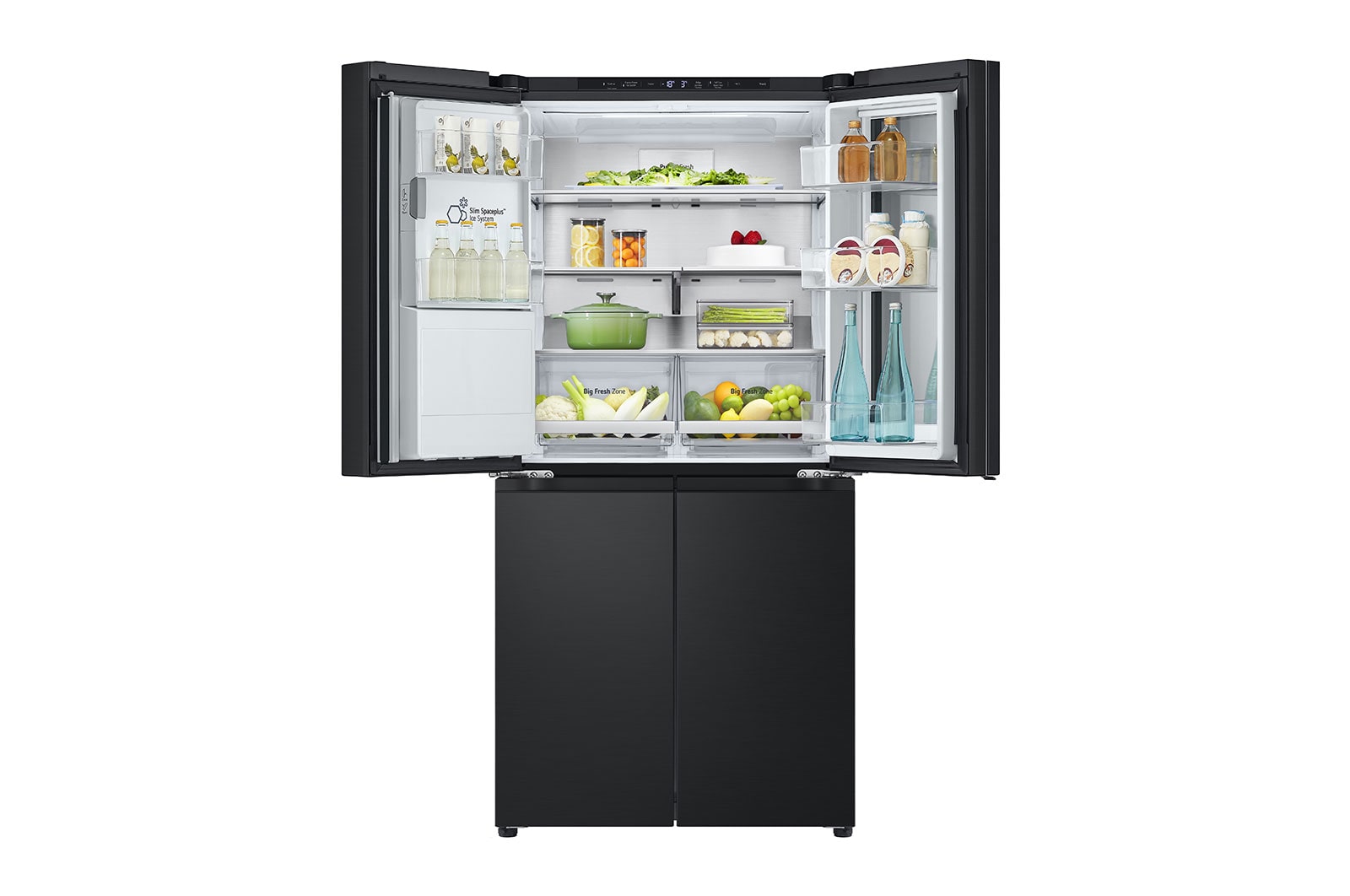 LG 508L Slim French Door Fridge with InstaView™, GF-V500MBLC
