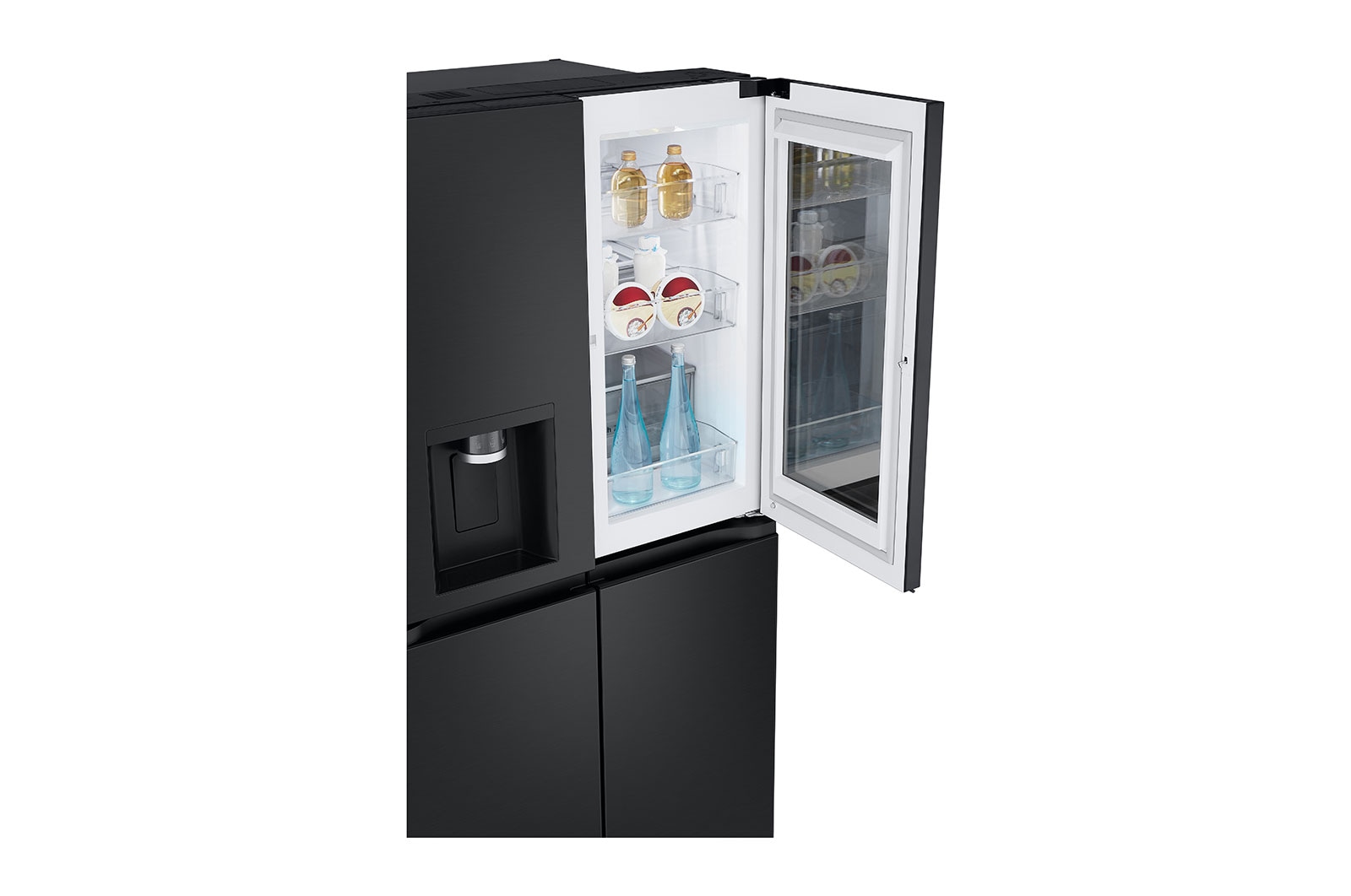 LG 508L Slim French Door Fridge with InstaView™, GF-V500MBLC