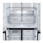 LG 642L French Door Fridge, with InstaView Door-In-Door®, in Black Stainless Finish, GF-V700BSLC