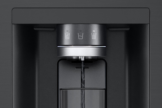  Modern kitchen interior with InstaView fridge
