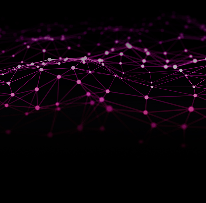 Text against a futuristic abstract background of lines and points, hinting at the millions of data points LG AI was trained on. 