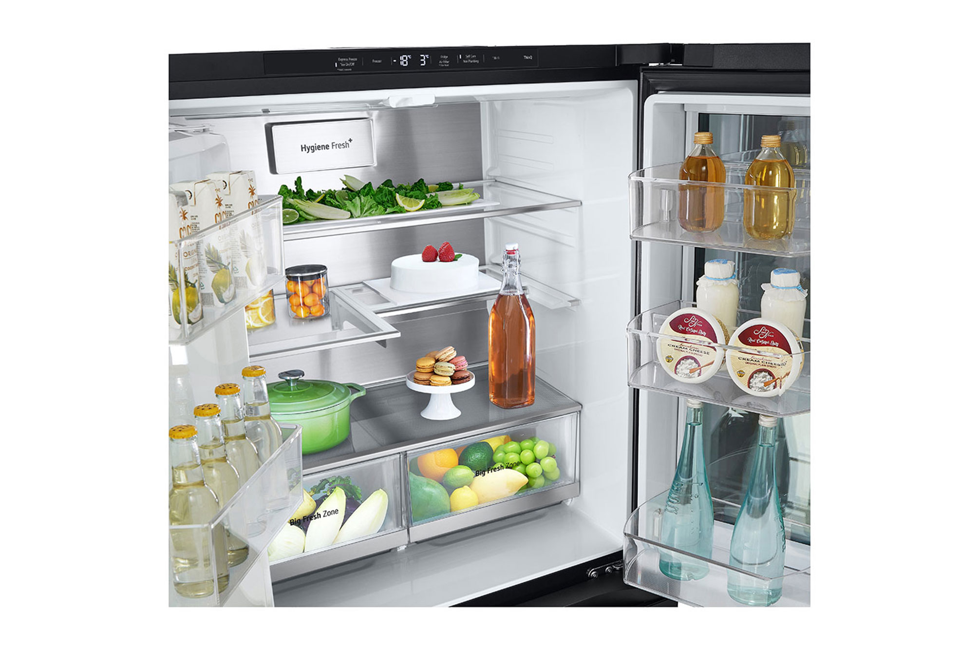 LG 20.8 cu. ft. French Door Refrigerator with Smart Inverter Compressor, RVF-X208MC