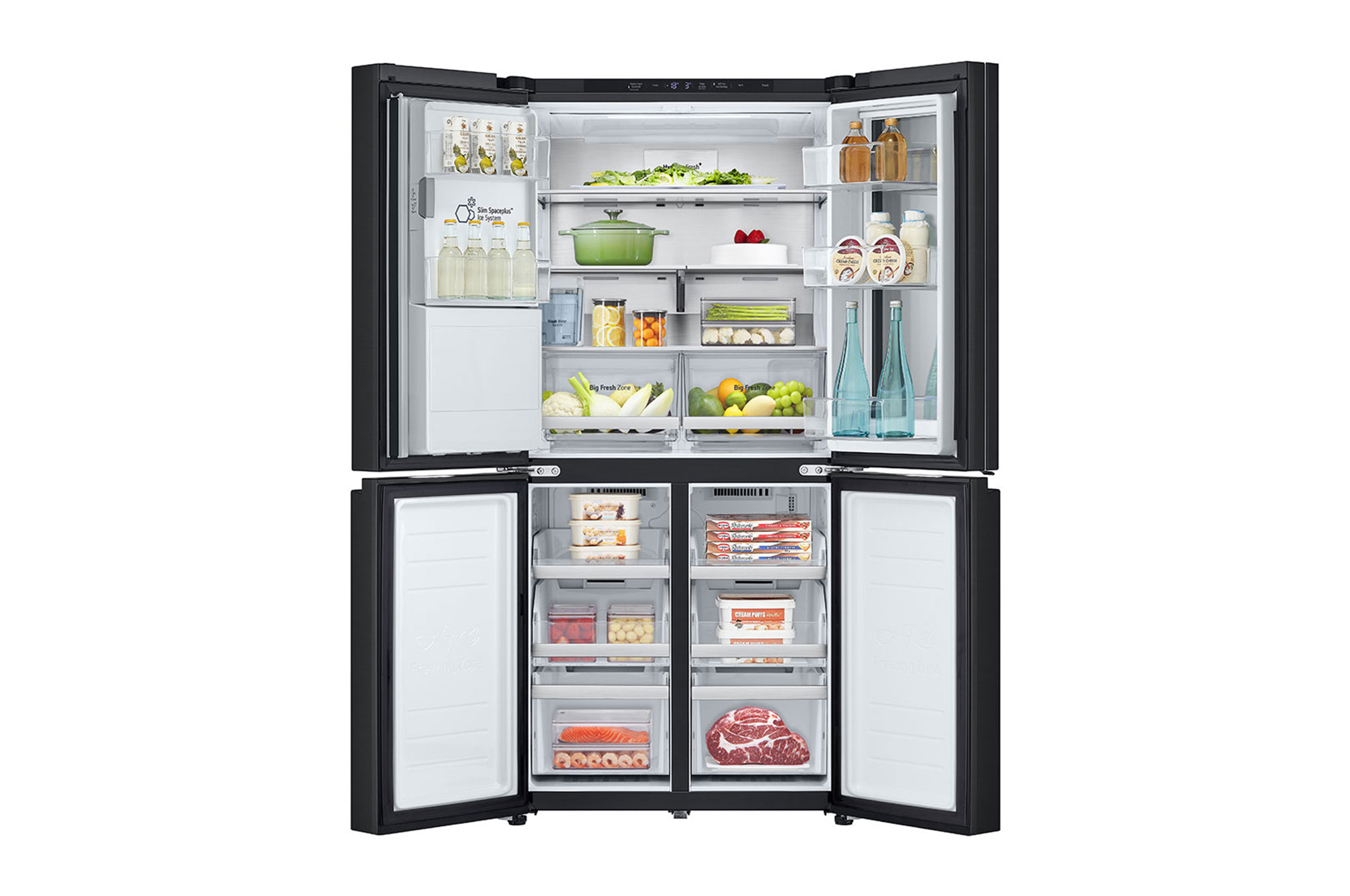 LG 20.8 cu. ft. French Door Refrigerator with Smart Inverter Compressor, RVF-X208MC