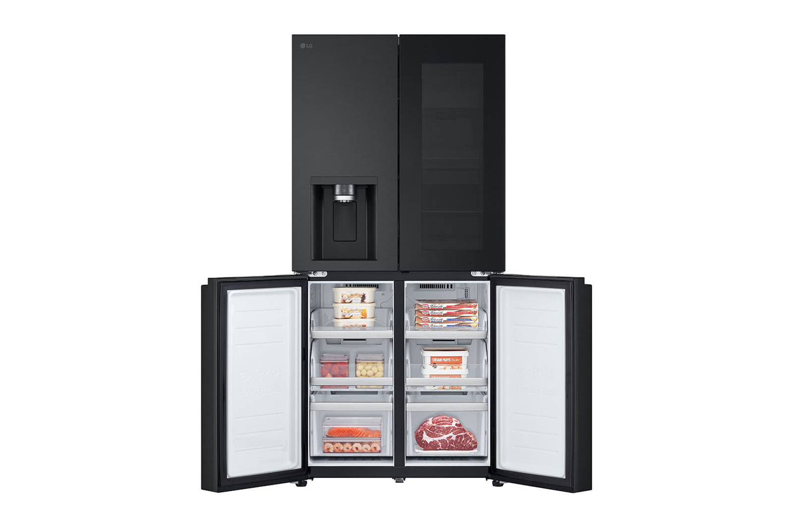 LG 20.8 cu. ft. French Door Refrigerator with Smart Inverter Compressor, RVF-X208MC