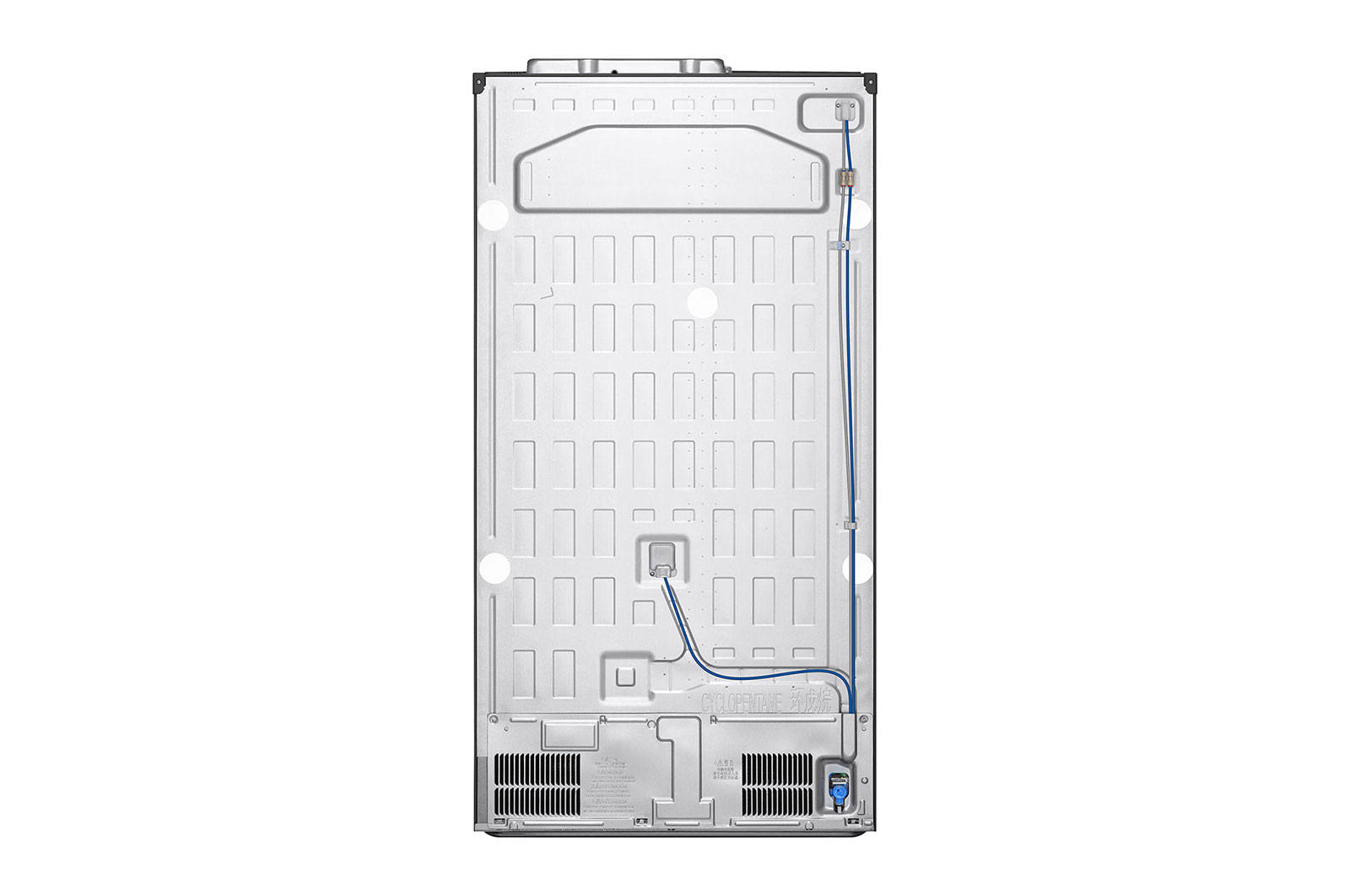 LG 23.8 Cu. Ft. InstaView Side-by-Side Refrigerator with Ice & Water Dispenser, RVS-X238MC
