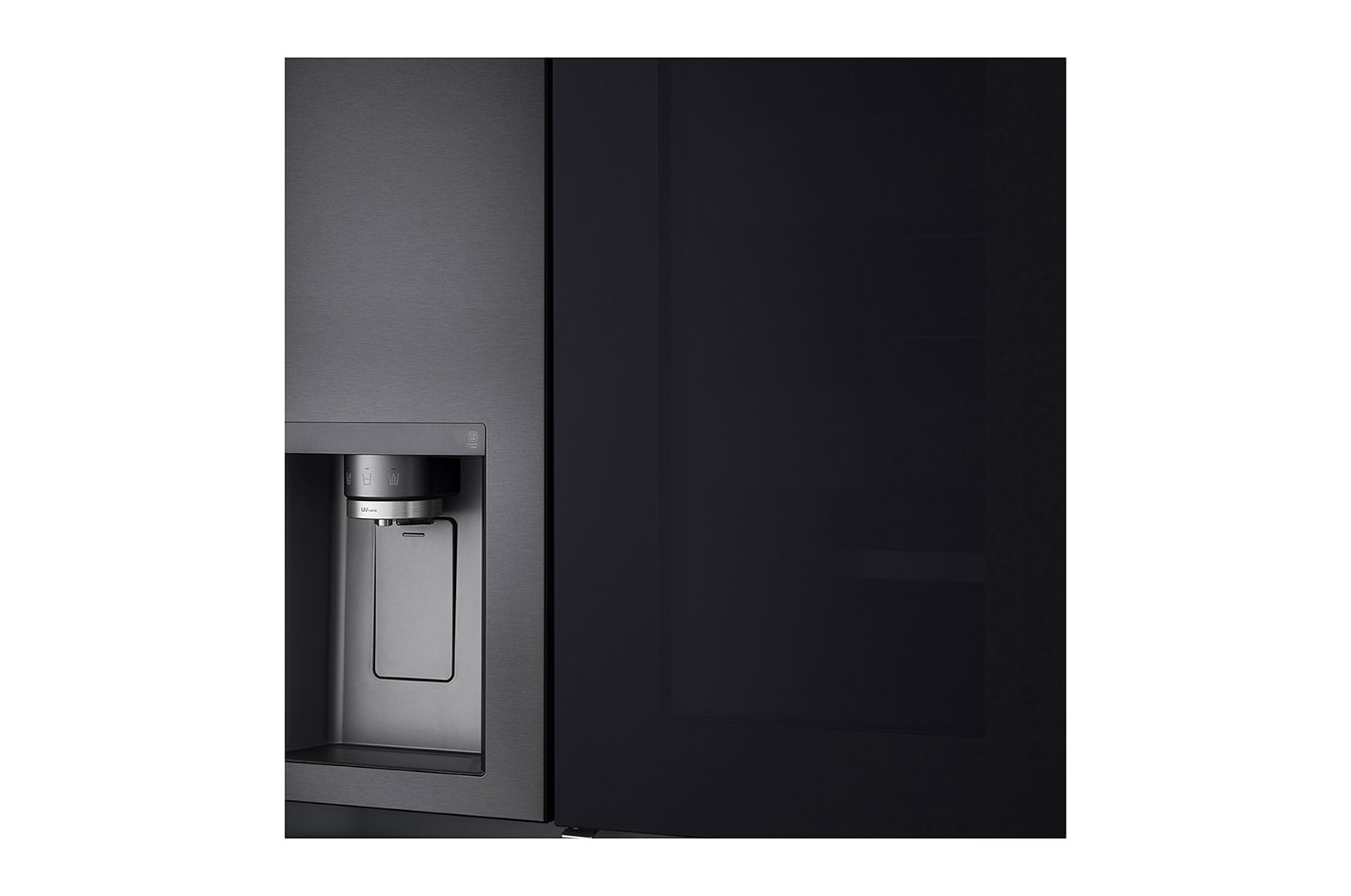LG 23.8 Cu. Ft. InstaView Side-by-Side Refrigerator with Ice & Water Dispenser, RVS-X238MC