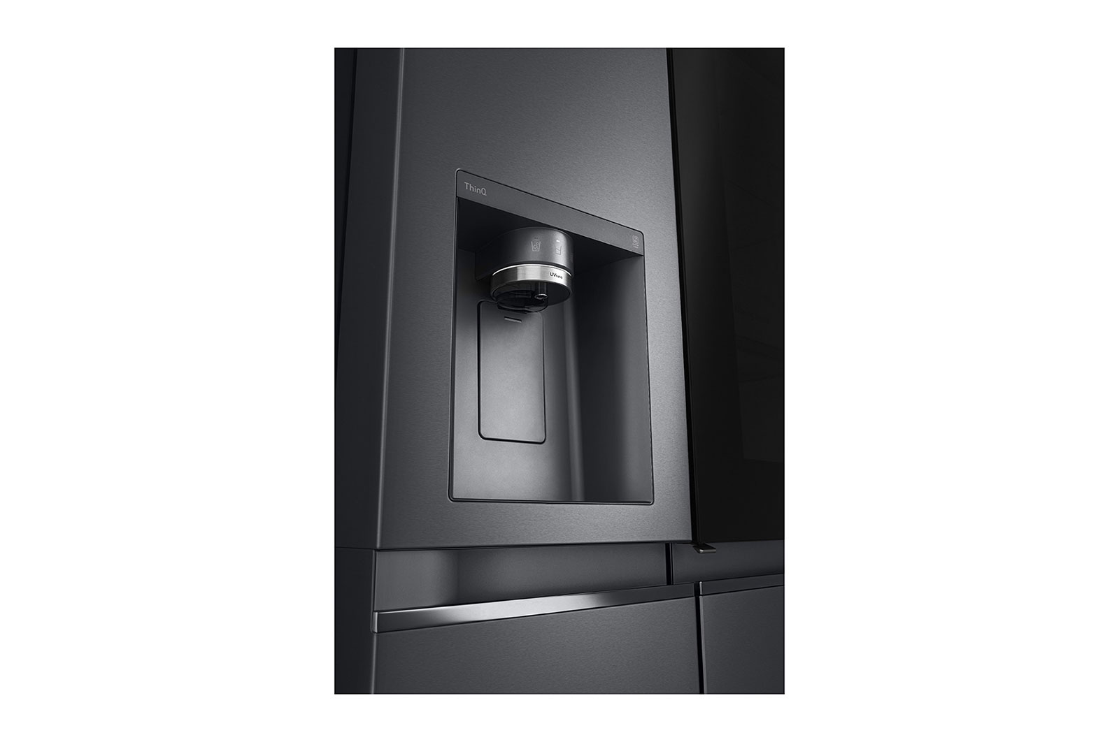 LG 23.8 Cu. Ft. InstaView Side-by-Side Refrigerator with Ice & Water Dispenser, RVS-X238MC