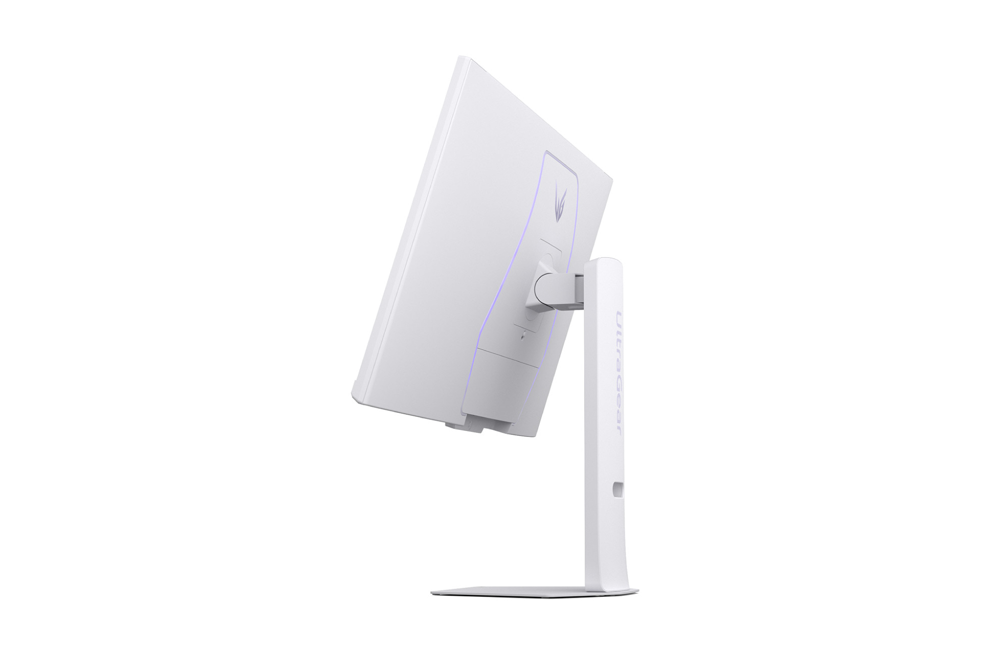 +15 degree side view of a tilted monitor