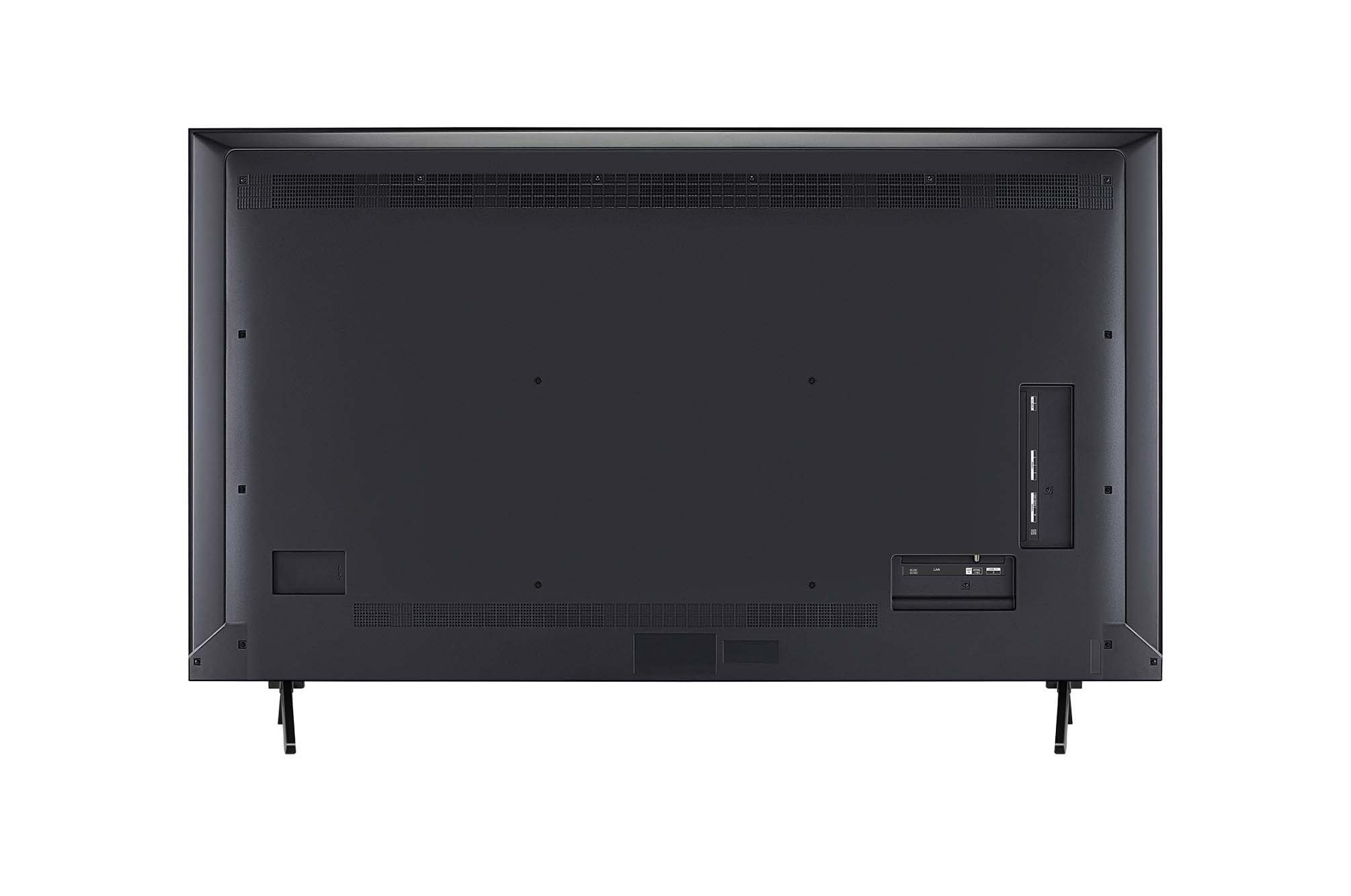 Rear view of LG QNED evo QNED92 TV.