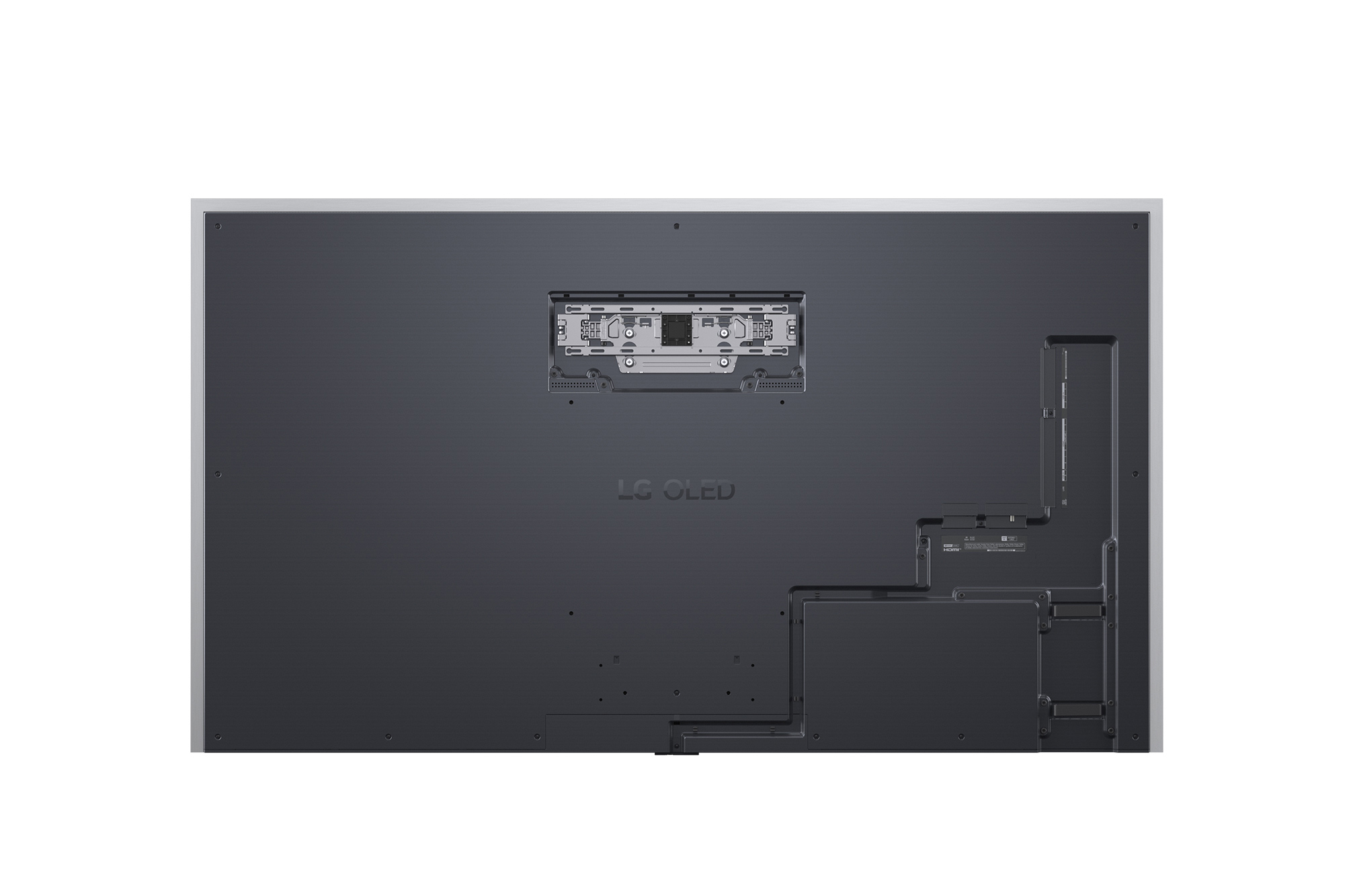 Side view of LG OLED evo AI G5 4K Smart TV.