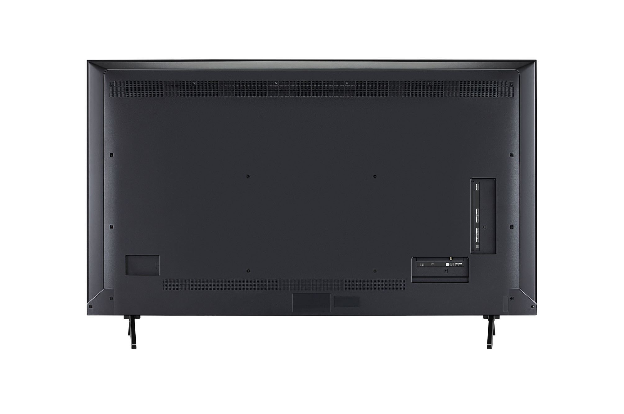 Rear view of LG QNED evo QNED92 TV.