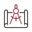 Icon related to design