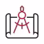 Icon related to design