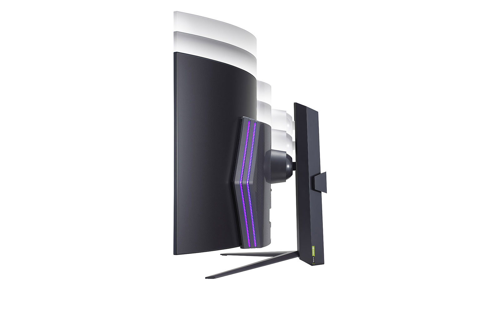 LG WQHD UltraGear™ 45" Curved OLED Display Gaming Monitor with 240Hz Refresh Rate and 0.03ms Response Time, 45GR95QE-B