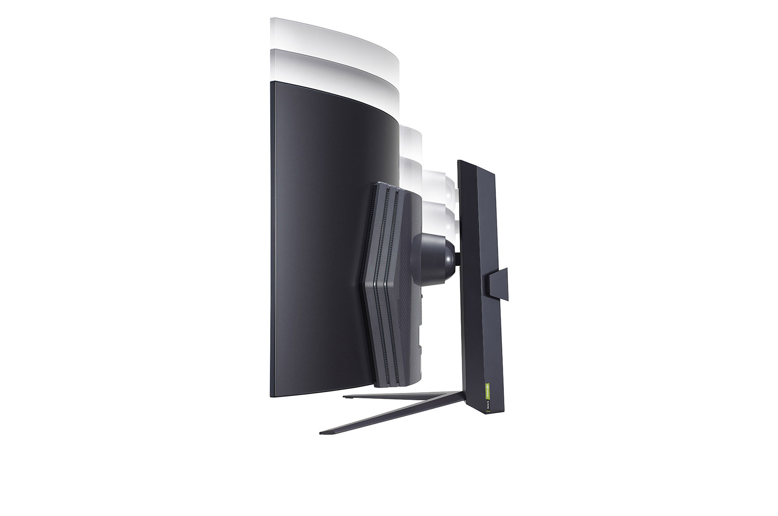 LG WQHD UltraGear™ 45" Curved OLED Display Gaming Monitor with 240Hz Refresh Rate and 0.03ms Response Time, 45GR95QE-B