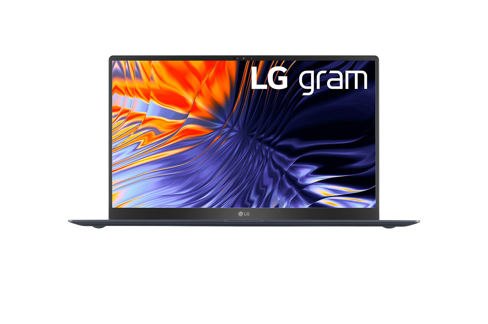 Front view of LG gram SuperSlim Neptune Blue 15.6" OLED FHD Display and 13th Gen Intel® Core™ i7 Processor  15Z90RT-G.AA75A3