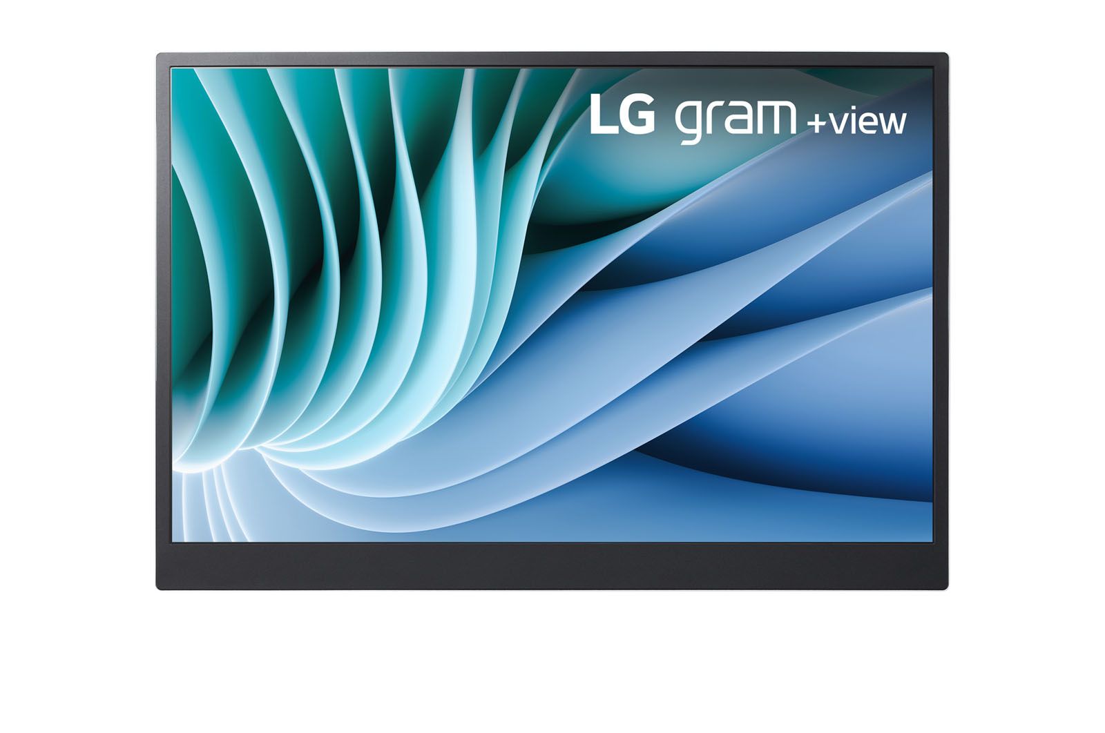 Front view of LG gram +view WQXGA (2560 x 1600) Portable IPS Display 16MR70.ASDA3