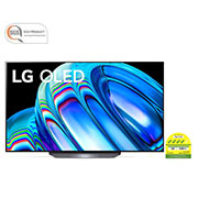 Front view of LG OLED TV B2 55 inch 4K Smart TV | Wall mounted TV | TV wall design | Ultra HD 4K resolution | AI ThinQ OLED55B2PSA