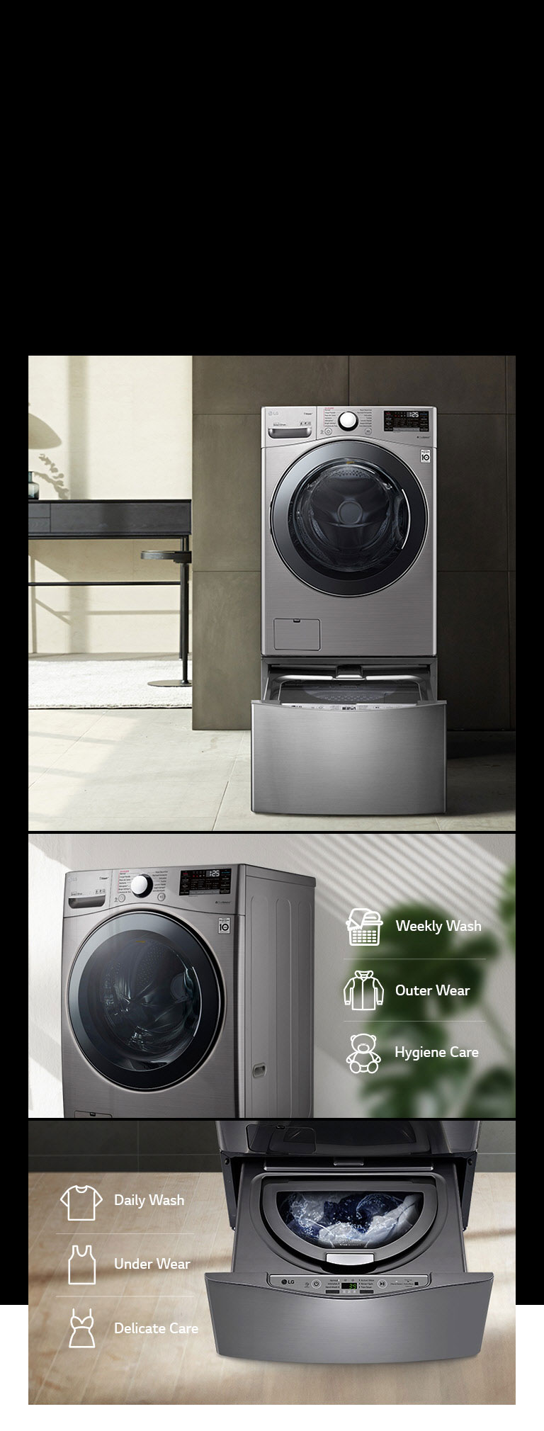 Available with TWINWash™ Mini1