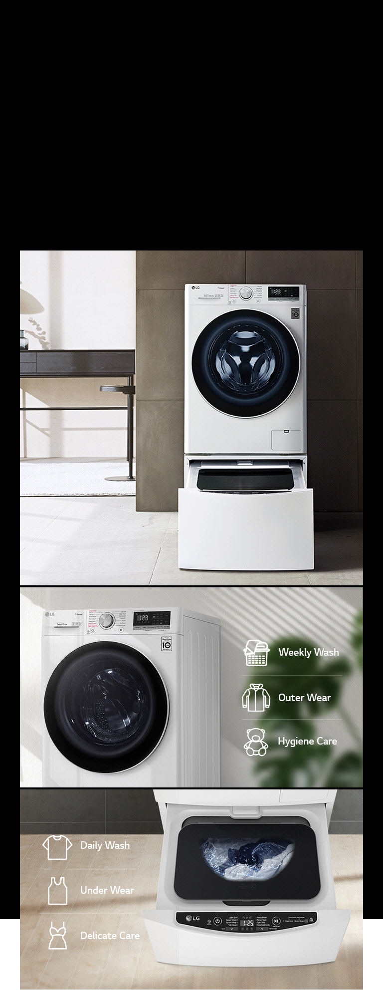 Available with TWINWash™ Mini