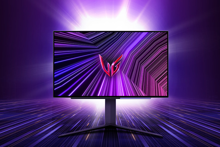 Product image of UltraGear OLED 27GS95QE gaming monitor.
